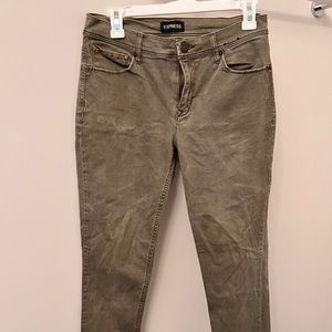 Express green pants